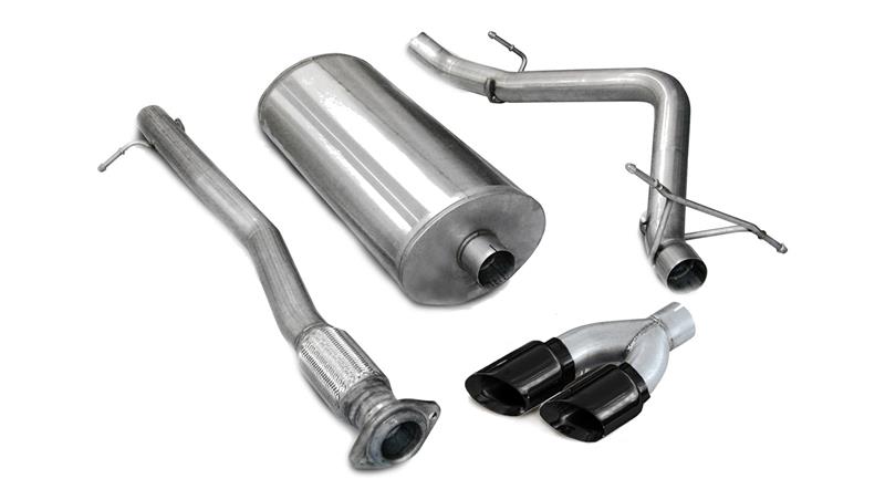 Chevrolet Silverado Performance Exhaust - Single Side Exit - CORSA Performance - Sport Cat-Back - Black - `07-`08